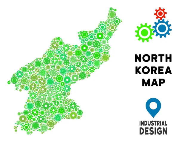 Gears'ı Kuzey Kore harita kompozisyon