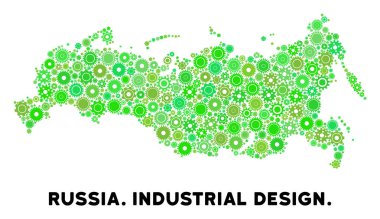 Gears'ı Rusya harita mozaik