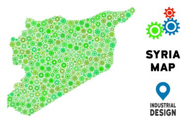 Gears'ın Suriye harita kolaj