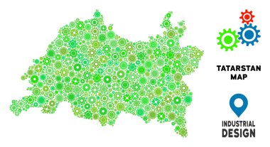 Gears'ı Tataristan harita mozaik