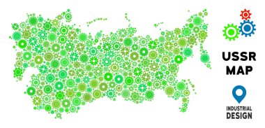 Gears'ın SSCB harita mozaik