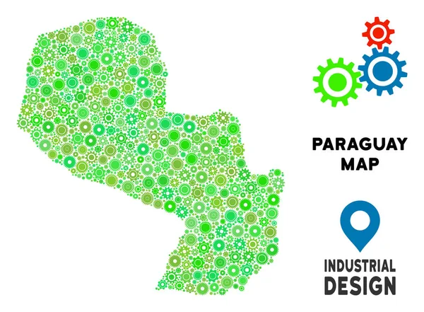 Gears'ı Paraguay harita kolaj
