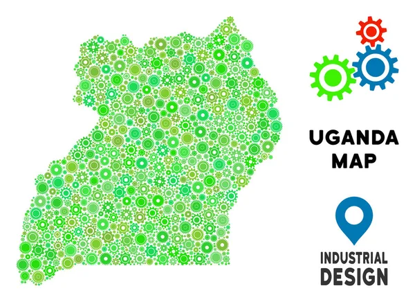 Gears'ı Uganda harita kolaj