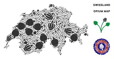 Afyon Swissland harita kompozisyon ilaçlar