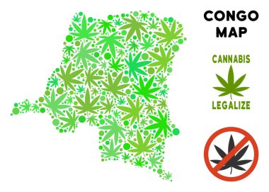 Telif ücretsiz esrar kompozisyon Demokratik Cumhuriyeti Kongo Haritası bırakır