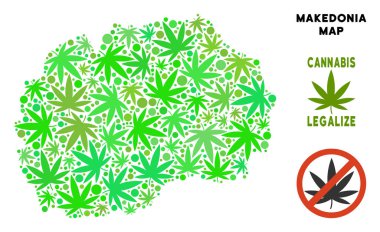 Telif ücretsiz esrar kompozisyon Makedonia harita bırakır