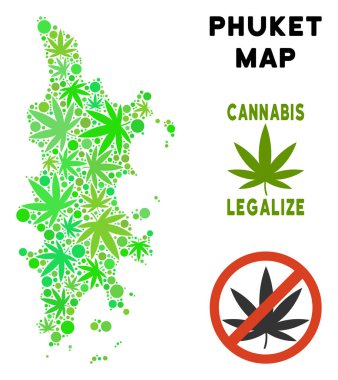 Telif ücretsiz esrar kolaj Phuket harita bırakır