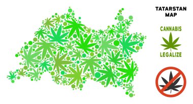 Telif ücretsiz kenevir kompozisyon Tataristan harita bırakır