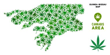 Vektör esrar kolaj Gine-Bissau harita