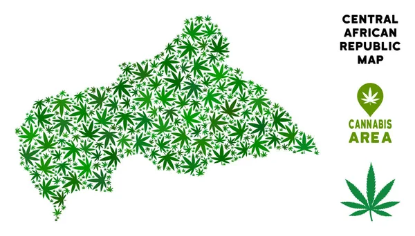 Vektör esrar kolaj Orta Afrika Cumhuriyeti harita