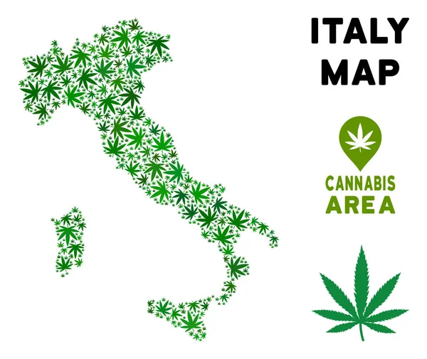 Vektör esrar kolaj İtalya: