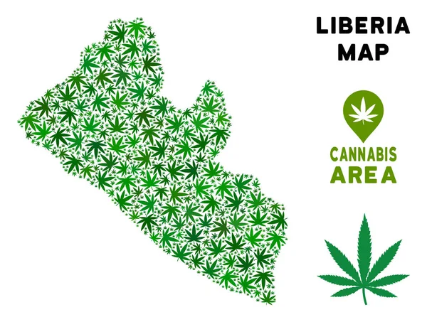 Vektör esrar kolaj Liberya Haritası