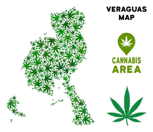 Vektör esrar kolaj: Veraguas il Haritası