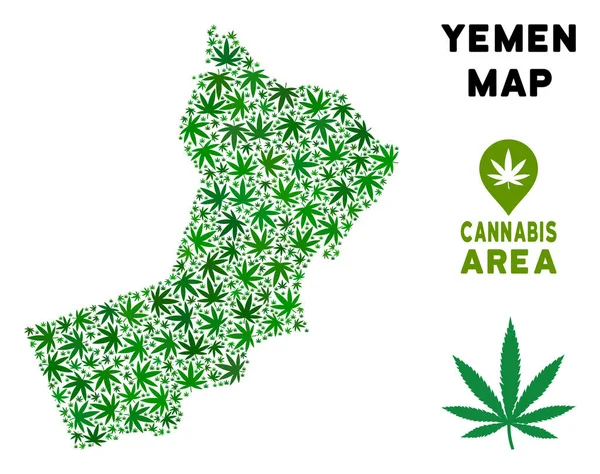 Vektör esrar kolaj Yemen harita