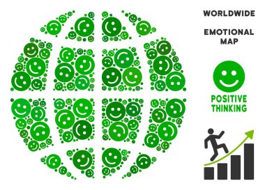 Vektör mutlu gezegen dünya kolaj gülümsüyor