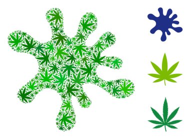 Kompozisyon ot yaprak leke