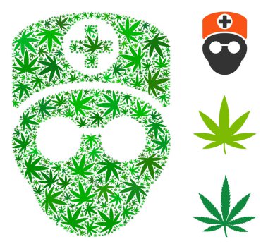 Doktor kafa kolaj kenevir yaprak