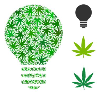 Elektrikli ampul mozaik esrar