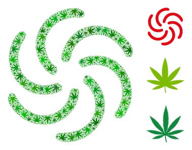 Galaxy kolaj otu yaprakları