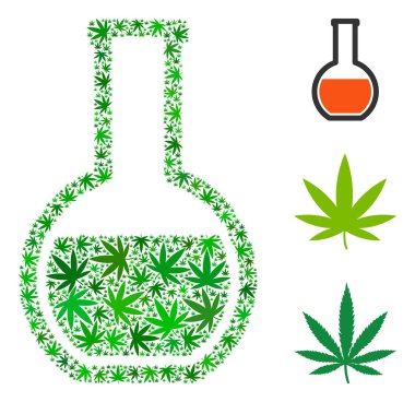 Cam şişeye kompozisyon esrar