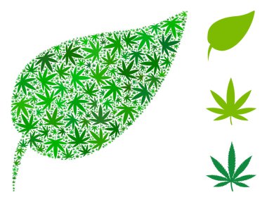 Ot yaprakları bileşimi bitkisel yaprak