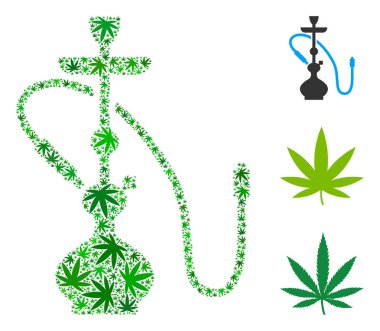 Nargile mozaik ot yaprağı