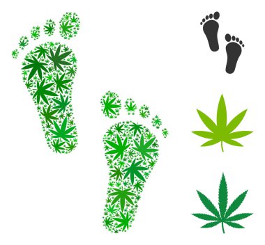 İnsan adımları kolaj esrar