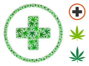 Esrar kompozisyon yuvarlak