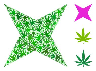 Esrar yıldız kolaj ışıltı