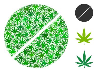 Tablet kolaj kenevir yaprak