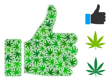 Kenevir yaprak mozaik başparmak