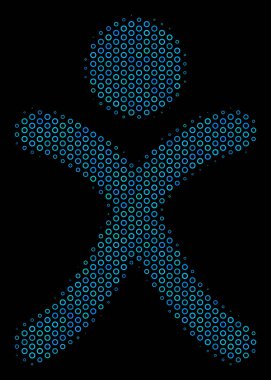 Nesil çocuk kolaj simgesi noktalı resim küre x