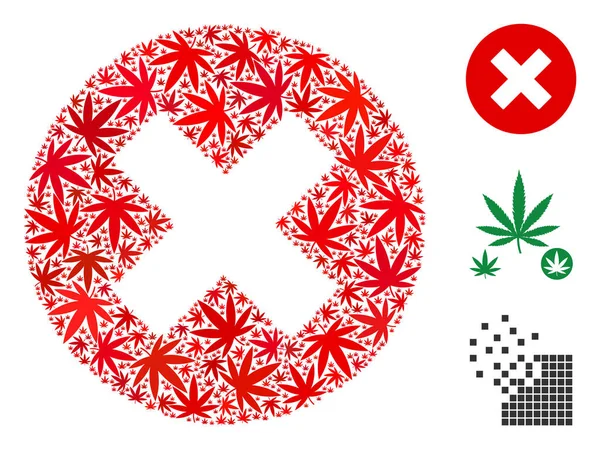 Kenevir yaprak kompozisyon iptal