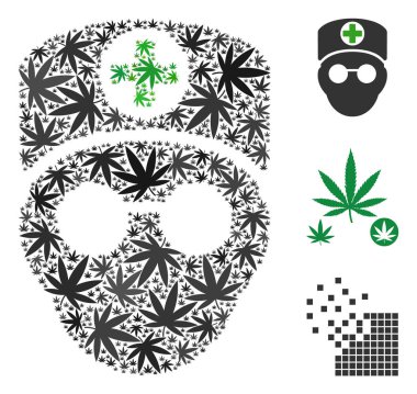 Doktor kafa mozaik ot yaprağı