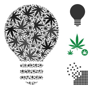 Ot yaprakları bileşimi Elektrikli ampul