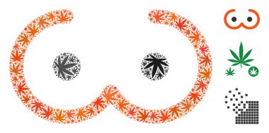 Kadın meme kolaj esrar