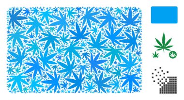 Esrar dolu dikdörtgen mozaiği