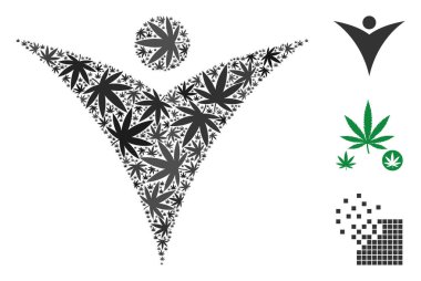 Fütüristik adam kolaj esrar