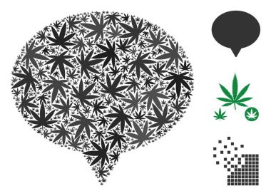 İpucu kompozisyon ot yaprağı