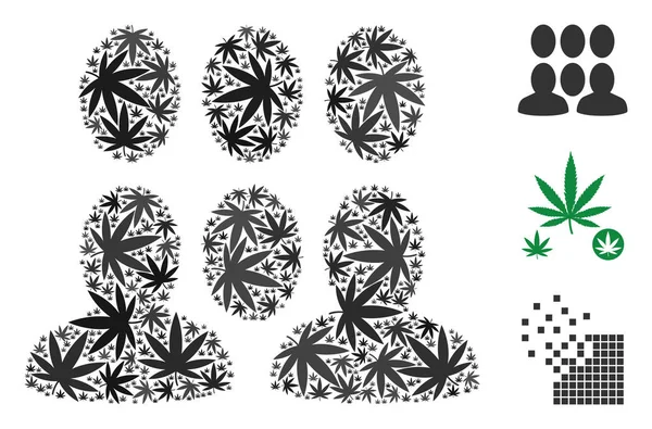 Kalabalık kompozisyon esrar