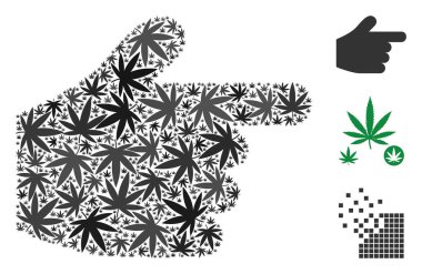 İşaretçi parmak kolaj esrar