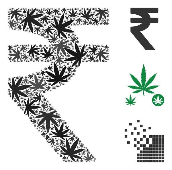 Marihuana Hint Rupisi mozaiği