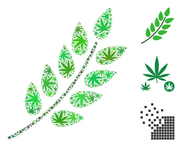 Yaprak şube kolaj esrar