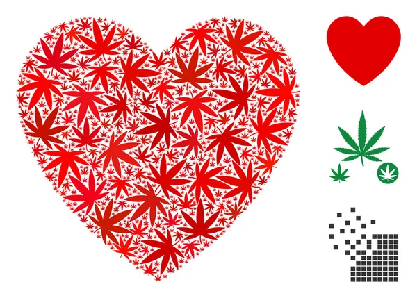 Aşk kalp mozaik esrar