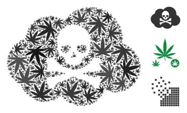 Esrar zehirli duman kompozisyon