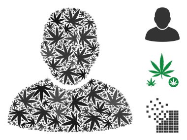 Kullanıcı kompozisyon kenevir yaprak