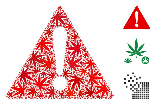 Uyarı mozaik otu yaprakları