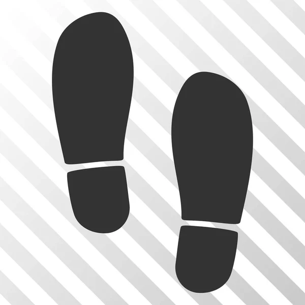 Boot Footprints Vector EPS Icon — Stock Vector