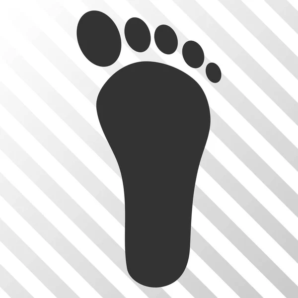 Footprint Vector EPS Icon — Stock Vector