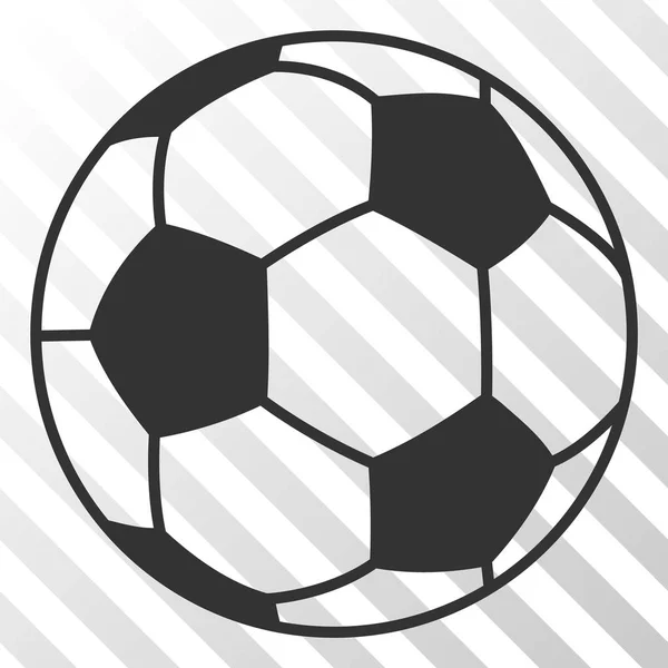 Fotboll boll vektor EPS-ikonen — Stock vektor